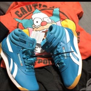 Size 8 Teal & White Reebok’s